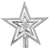 Decorações de Árvore de Natal Transfronteiriças, Estrela de Cinco Pontas de Plástico Brilhante no Topo da Árvore, Decorações de Árvore de Natal, Acessórios, Pequenos Pendentes