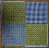 Pantalones de Solapa con Estampado Multicolor de Gama Alta Cuadrados, Pantalones de Solapa Cuadrados de Traje para Hombre, Modernos y Versátiles, Pañuelo, Vestido Estilo Coreano Pecho