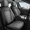 Cojín para Asiento de Coche, Cobertura Completa para Cinco Asientos, Universal para Todas las Estaciones, Funda de Asiento Lavable de Cuero en Stock para Asientos Individuales o Dobles