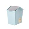 Aomate Mini Cubo de Basura de Escritorio de Cabina Plástico Chica Linda Creativo Cubo Sanitario Papelera Adorno Cubo de Almacenamiento