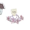 Fofa Faixa de Cabelo de Tecido Doce Infantil Nova Acessórios de Cabelo para Meninas Doces Nova Faixa de Cabeça de Alta Qualidade Elástico Corda de Cabelo