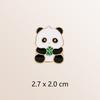 Insignia de Panda Lindo Guofeng Bambú Pequeño Panda Estilo Dulce Accesorios para Ropa Broche Decoración de Bolsa de Panda