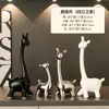 Fabricante Original Adornos de Ciervo Electrochapados Procesamiento y Logo Personalizado Adornos Cerámicos Venta al por Mayor de Múltiples Tamaños Personalización