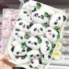 Paquete de Expresiones Lindo y Adorable Peluche de Panda Rojo Dibujos Animados Pinza para el Cabello de Niños Pinza Lateral para Niña Pasador de Estudiante