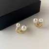 Brincos de Pérola para Mulheres, Brincos Elegantes de Alta Qualidade Franceses, Brincos de Design Exclusivo, Luxo Acessível Retrô Estilo Popular Quente
