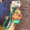 Baimao Original Miffy Coelho Boneca Chaveiro Pingente Feminino Criativo DIY Miçangas Casal Chaveiro Mochila Pingente