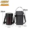 Bolsa de Almuerzo Bolsa Bento Bolsa Contenedor Aislada Bolsa Redonda para Lonchera Estudiante Caja Bento Bolsa Contenedor de Almuerzo Bolsa Aislada Bolsa Tote para Lonchera
