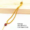 Cuerda de asa gruesa con nudo de piña, cuerda de bobina con nudo de piña, honda, cuerda para colgar teléfono móvil, Wenwan, joyería, colgante para coche, pelo