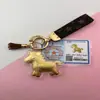 Shuibeizijin 999 Llénalo de Dinero Inmediatamente Llavero Dorado Colgante para Bolso de Teléfono Móvil Colgante del Año del Caballo Regalo Tienda de Oro Regalo