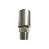 Conector rápido hidráulico de acero inoxidable, conector de tubería de aceite de alta presión, núcleo de conector de manguera de crimpado hidráulico