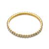 Pulsera Amazon transfronteriza nueva de una sola fila cuadrada con incrustaciones de circonitas para mujer, moda simple de una sola fila, cadena de tenis de diamantes completos al por mayor