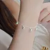Novos Produtos de Três Novos Ourives, Pulseira Folha de Ginkgo da Sorte de Três Vidas, Uma Joia de Nicho Essencial para Outono e Inverno, Elegante Estilo Coreano