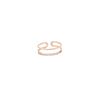 Anillo de plata esterlina S925 para mujer, estilo japonés y coreano, diseño de nicho de lujo ligero, con destellos de celebridades de Internet, diamantes de doble capa, apertura ajustable.