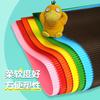 Papel corrugado grande de color para manualidades DIY para niños 50*70cm bolsa de materiales para doblar a mano para niños