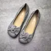 Populares Zapatos de Mujer de Suela Blanda, Lindos y de Moda, Otoño 2026, Planos, Cómodos, de Cuero Poco Profundos, Populares, con Mariposa, para Mamá