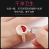 Taza de color de silicona para tatuaje transfronterizo 100 Piezas anillo de tatuaje de medio tiempo anillo de color para taza anillo para taza de injerto de pestañas anillo para dedo