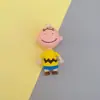 Llavero Colgante de Muñeca Snoopy de Dibujos Animados Lindos Adornos Tridimensionales Lindos Colgantes para Coche Accesorios de Joyería DIY
