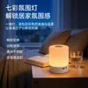 Luminária de mesa de cabeceira, luz noturna colorida, lâmpada recarregável sensível ao toque para quartos pequenos, cuidados pós-parto, luminária para alimentação de bebês, LED protetor de olhos