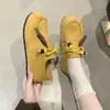 Sapatos Femininos Modernos, Versáteis e Confortáveis com Solado Plano 2025 Primavera e Verão Novo Estilo Retrô Estilo Coreano Casual Sapatos Birkenstock para Mulheres