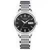 Guanqin 16221 Reloj para Hombre Reloj Mecánico Completamente Automático Resistente al Agua Luminoso de Negocios Acero Inoxidable Correa de Acero Nuevo Reloj para Hombre