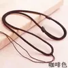 Cordón de Cuerda para Colgante de Jade Tejido a Mano Ajustable Collar Colgante Colgante de Jade Cuerda Negra Roja para Hombres y Mujeres