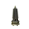 Quemador de Incienso Vertical Torre Wenchang, Soporte para Incienso, Quemador de Incienso de Madera de Águila para Uso Doméstico, Incienso de Sándalo, Adorno Hueco para Mesa de Té