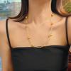 Colar feminino estilo Maillard com contas de ouro filipino Shijia Gestamus Pearl Clavícula Chain