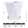 Maceta de plástico imitación cerámica para ave del paraíso de lujo, resina engrosada, maceta extragrande para uso doméstico, maceta en forma de diamante para sala de estar