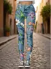 Pantalones de Yoga Estampados de Venta Caliente para Comercio Exterior en Amazon Transfronterizo con Múltiples Estilos a Elegir, Pantalones Deportivos de Cintura Alta Levanta Glúteos al por Mayor