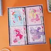 Caderno Intercalado Criativo Novo Estilo Minecraft com Páginas Coloridas de Desenho Animado e Páginas Pautadas, Material Escolar