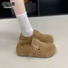 Zapatos Birkenstock originales de cuero genuino para mujer que aumentan la altura, nuevo modelo otoño 2026, mocasines casuales de puntera dividida sintética, zapatos planos sin cordones