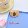 Novo pingente de boneca de pelúcia fofa pingente de boneca de desenho animado para menina corrente pingente broche de porquinho da índia acessórios de joias atacado