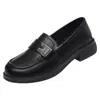 Mocasines primavera zapatos pequeños de cuero suela blanda superficie suave cómodos slip-on zapatos de cuero para trabajar fabricantes de marca entrega en una sola pieza