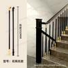 Villa Guarda-corpo de Escada Interno Casa Moderna Simples Luxo Leve Arte de Alumínio Casa Autoconstruída Coluna de Liga de Alumínio Corrimão Guarda-corpo