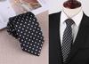 Camisa de traje informal de negocios, ropa formal, corbata al por mayor, corbata de hombre con estampado de puntos y personalidad de moda multicolor