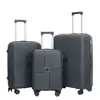 Fábrica de Maletas de PP Personalizadas Juego de Maletas de 14 pulgadas + 20 pulgadas + 24 pulgadas + 28 pulgadas + 32 pulgadas con Asas de Carrito para Equipaje de Mano