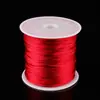 Fio Nº 7 corda trançada corda corda pulseira corda material nó chinês diy pingente trançado à mão pingente