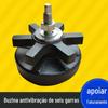 Almofada antivibração para máquina-ferramenta Almofada de ferro para máquina injetora de plástico Almofada de ferro redonda absorvente de choque Almofada de ferro de seis garras para serviço pesado para pés de máquina-ferramenta CNC
