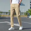 Pantalones para hombre, casual de negocios ligero, corte recto holgado, cómodos y versátiles, alta gama, talla grande, para hombres, primavera/verano 2026, para hombres jóvenes