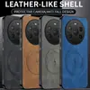 Adequado para Huawei Mate80Promax Capa de Celular Magnética Padrão Nappa Lightning Capa Protetora Anti-Queda Pura90Pro