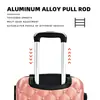 Maleta de Viaje a Cuadros Yuehua al por Mayor de Fábrica, Maleta de Cabina Impermeable Anti-Robo de ABS con Ruedas Universales y Cerradura de Combinación