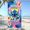 Toalla de Baño Absorbente de Agua de Secado Rápido para Niños con Dibujos Animados Transfronterizos Temu Lilo y Stitch Ángel Bebé Stitch Toalla de Playa