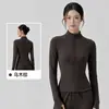 Chamarra de Yoga de Terciopelo Talla Grande para Mujer, Polar Cálido Adelgazante, Manga Larga para Fitness con Agujeros para los Pulgares, Ropa Deportiva