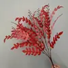 Arte Floral para Casamento Flor Vermelha Material de Fundo Decoração Ikebana Rosa Eucalipto Arranjo para Sala de Estar Interna