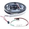Fita de Luz LED Ws2812B Quente Transfronteiriça Programável IC Embutido 5050 Lâmpada DC5V Controle de Fita de Luz Mágica