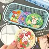 Espejo Pequeño de Conejito Lindo para Estudiantes Espejo de Maquillaje Portátil de Dibujos Animados Espejo Redondo Mini de Alto Valor Espejo para Retoques