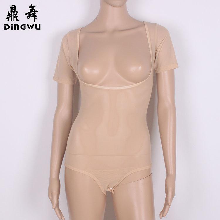 连体托胸短袖-6