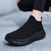 Meias-Sapatos Unisex Respiráveis para Casal 2025 Nova Coleção Primavera e Outono Slip-On Tênis de Corrida com Solado Macio para Outono e Primavera