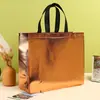Bolsas de Tote de Tela No Tejida con Logo Impreso Personalizado, Bolsas Ecológicas, Bolsas Publicitarias Laminadas de Color Hechas a Medida para Clases de Capacitación y Exposiciones