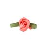 Cinta de flores hecha a mano, pequeña cinta de flores con hojas, rosa, accesorios íntimos, juguetes, lazo de flores, ropa.